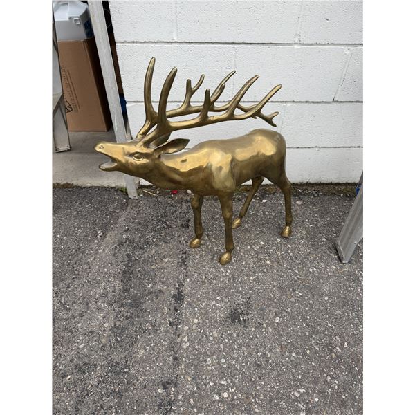 Brass deer 27 inches tall