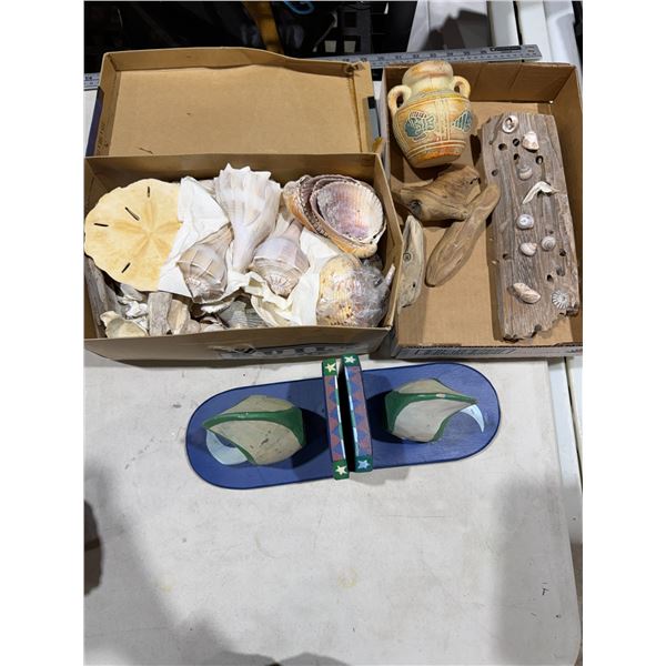 Rustic, decor, shells, etc.