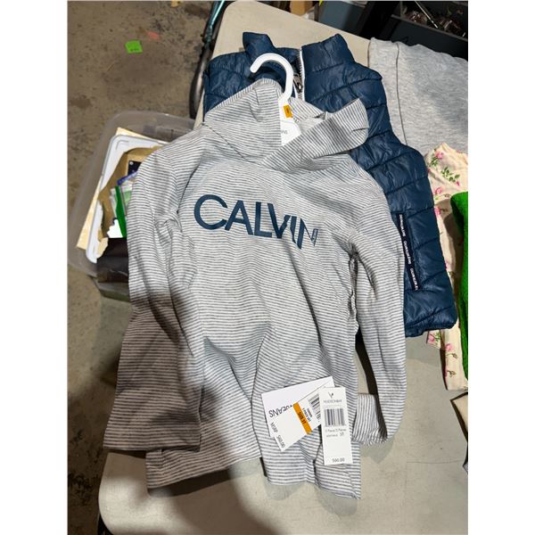 NWT Calvin Klein vest and shirt size 3T  2 pc