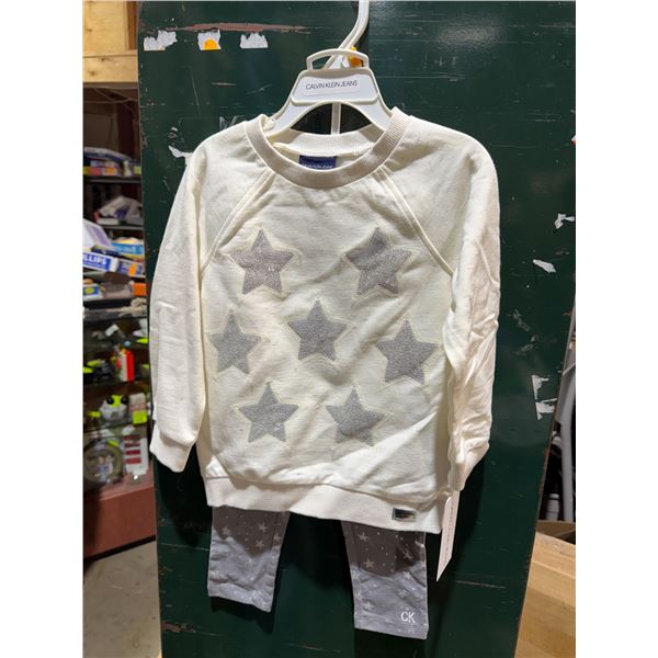 New Calvin Klein jeans, size 3T two-piece outfit