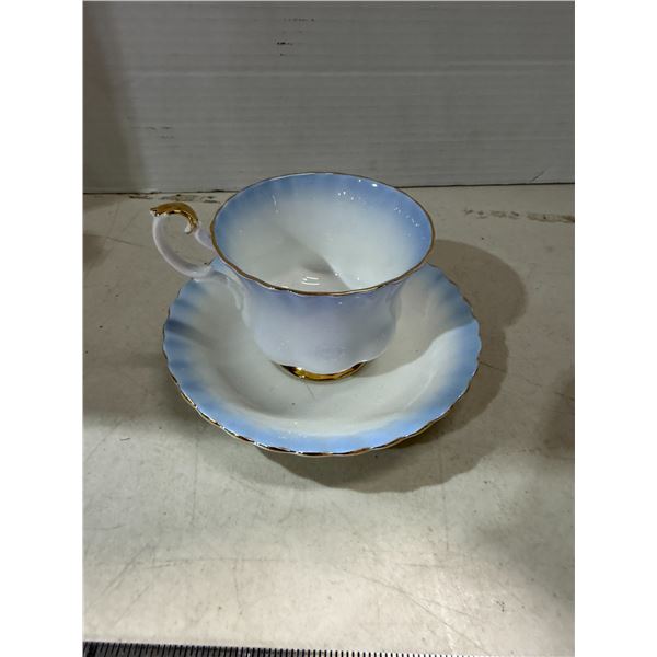 Royal Albert, rainbow, tea, cup, and saucer