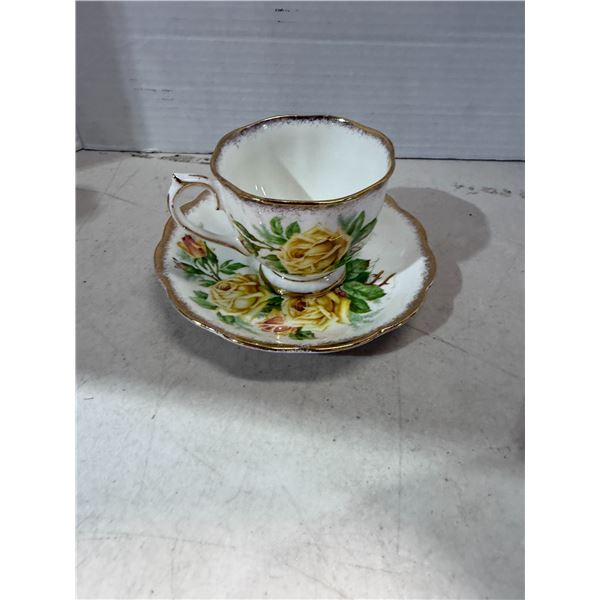 Royal Albert tea, Rose, tea, cup, and saucer