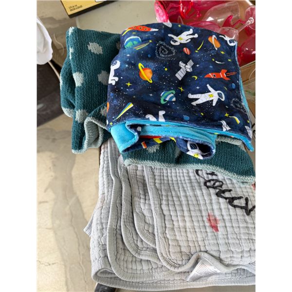 3 baby Blankets