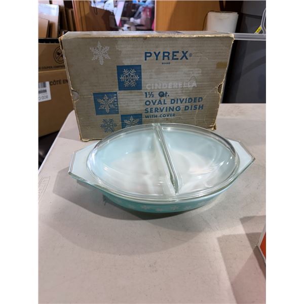 Pyrex oval serving dish with original box