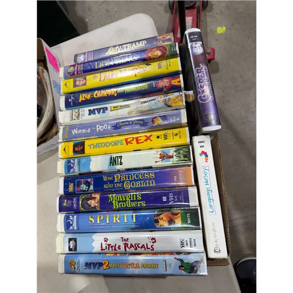 Disney VHS's