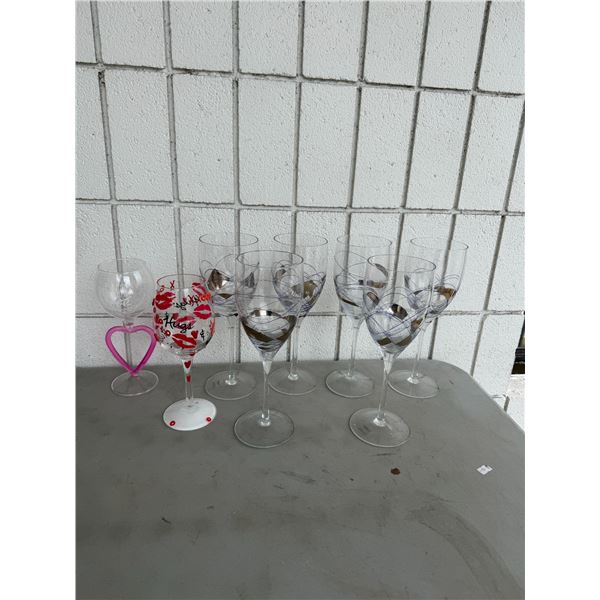 Wine glasses