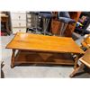 Image 1 : Maple Coffee Table 47" x 21" x 16" tall