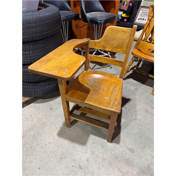 Antique oak desk