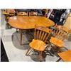 Image 1 : Maple table with three leaves 68 inches long by 44 inches wide each leaf is 12 inches