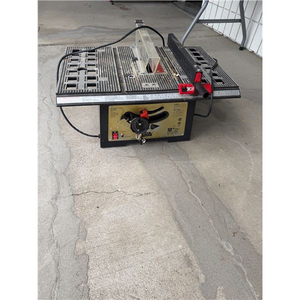 10 inch table saw