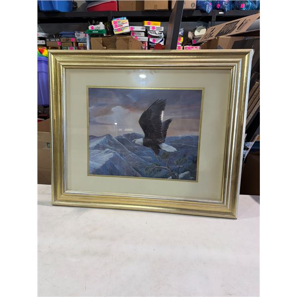 Eagle wall hanging 33.5x27.5