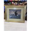 Image 1 : Eagle wall hanging 33.5x27.5