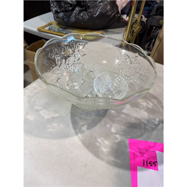 Punchbowl with cups