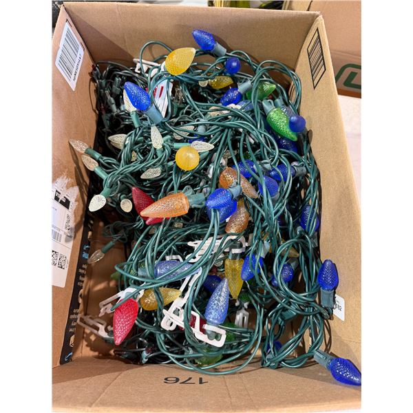 Christmas lights tested working
