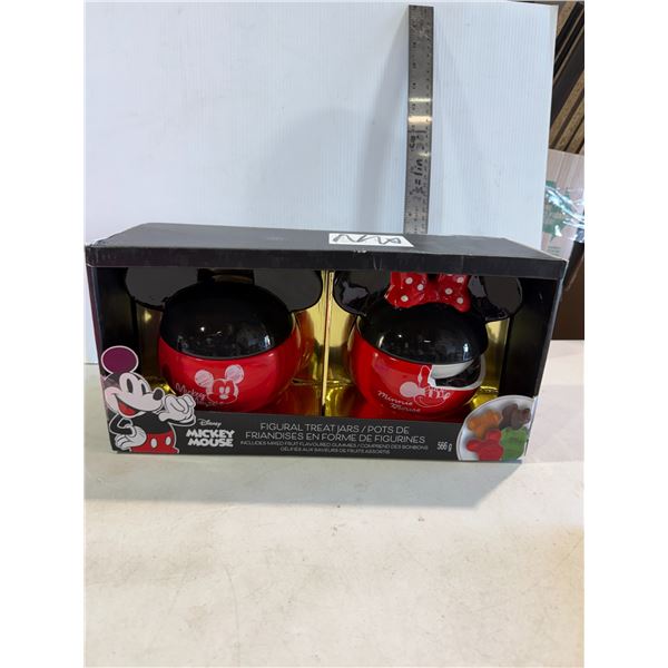 Mickey Mouse Figuero treat jars one is broken