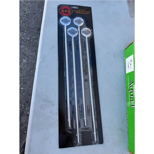 Stainless steel skewers 16 inch