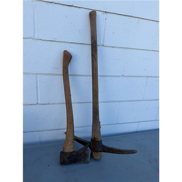 Pickax and ax