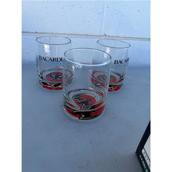 Bacardi glasses