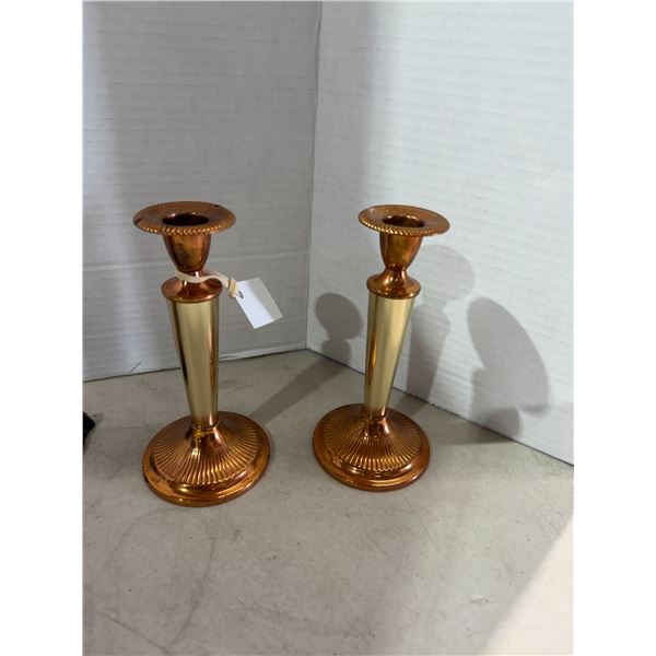 Vintage England copper Candle Holder