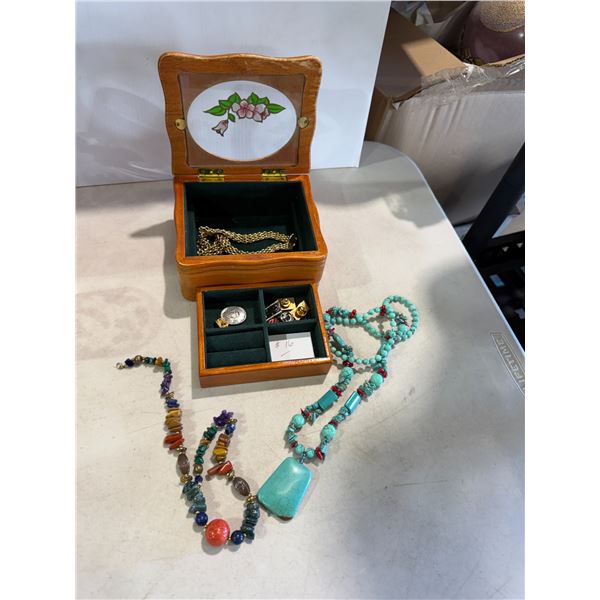 Jewelry box and contents