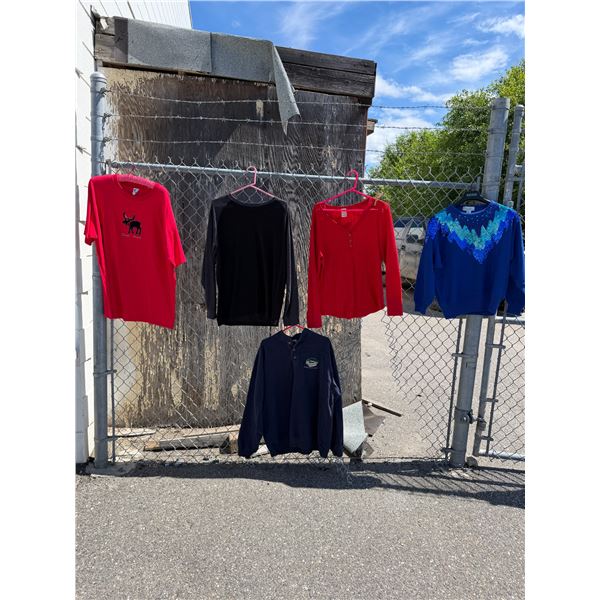 Assorted tops size large two extra large