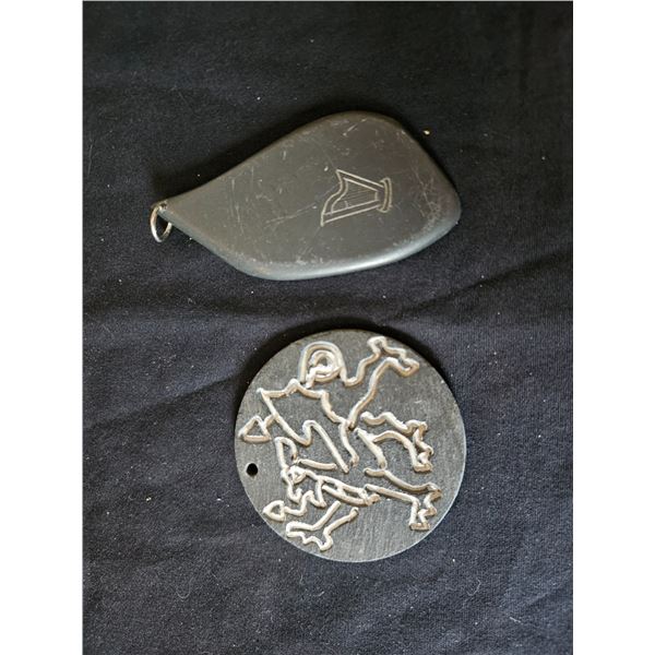 2 rock pendants