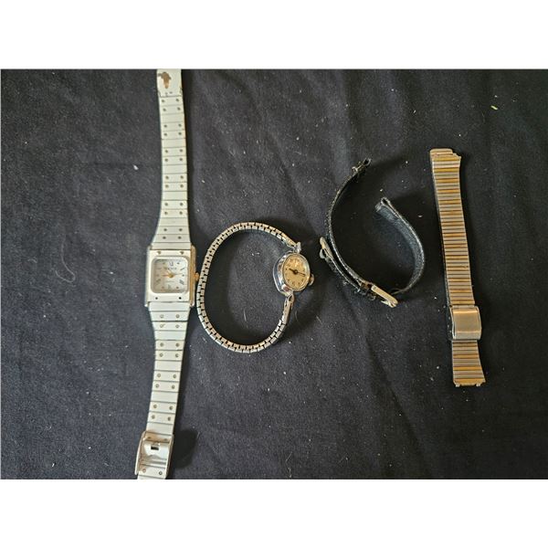 Timex and Renis watch with extra straps
