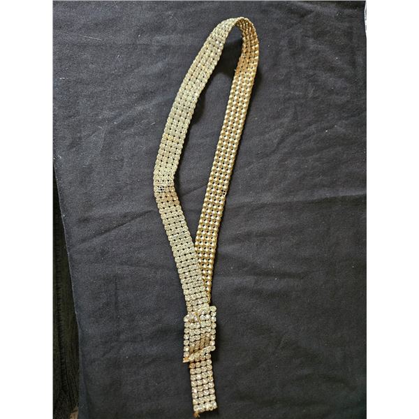 Rhinestone belt