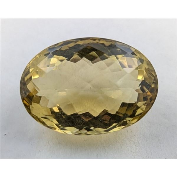 41.55 ct Certified Signature Lemon Quartz gemstone ($7,050 Appraisal)