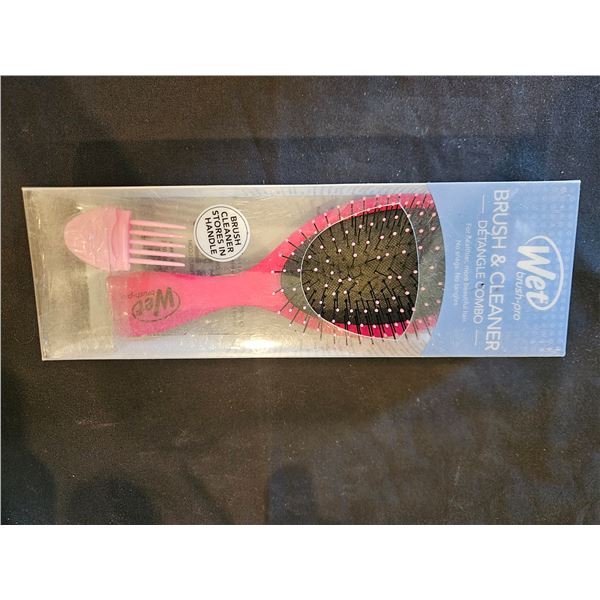 Brush and cleaner combo