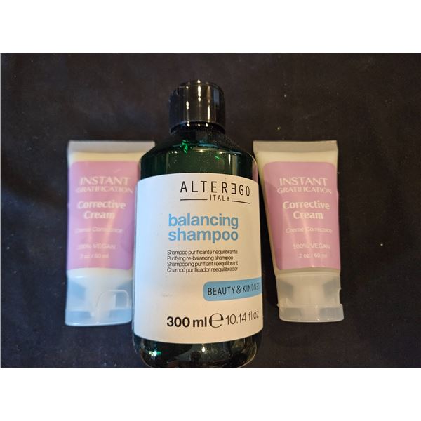 Shampoo & corrective creams