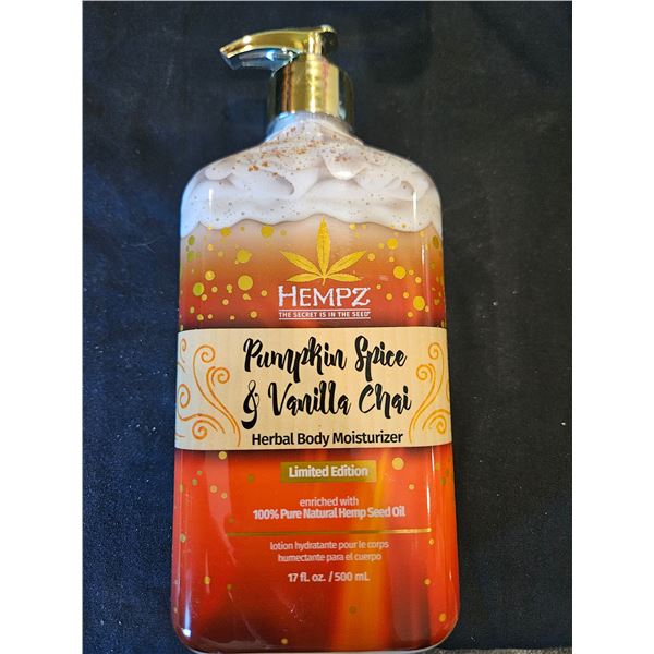 Hempz pumpkin spice lotion