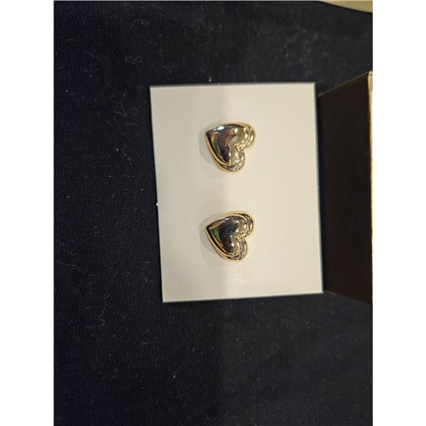 Puffed heart pendant
