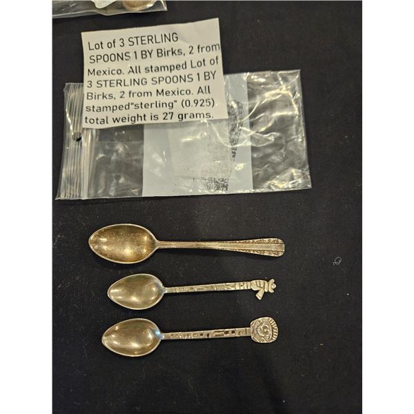 3 Silver spoons