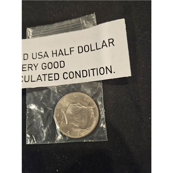 1971 USA half dollar