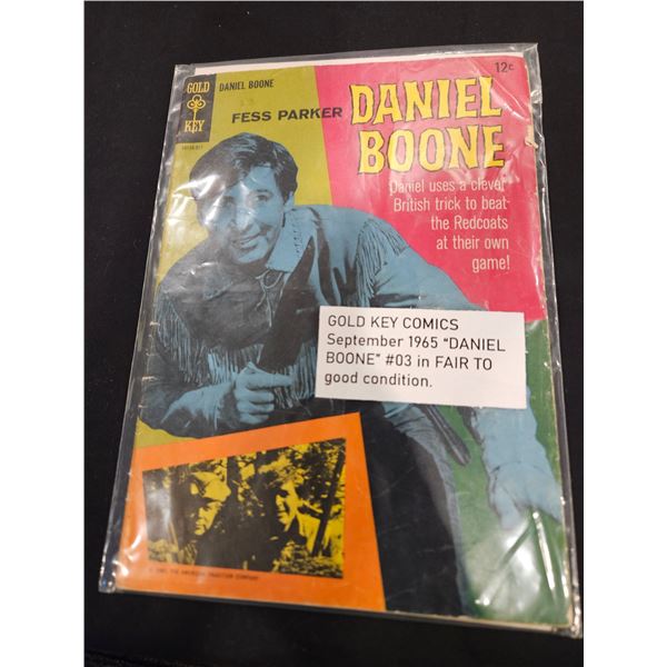 Sept 1965 "Daniel Boone" comic