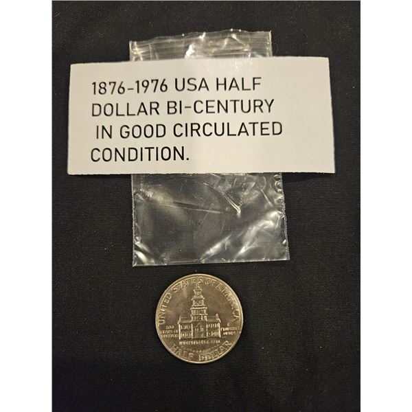 1876-1976 USA half dollar