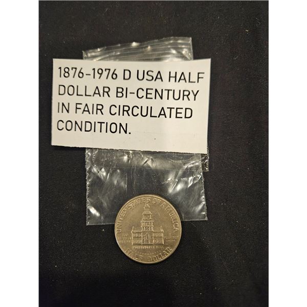 1876-1976 USA half dollar
