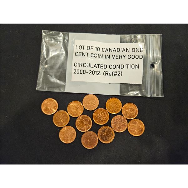 2000-2012 Canadian Pennies