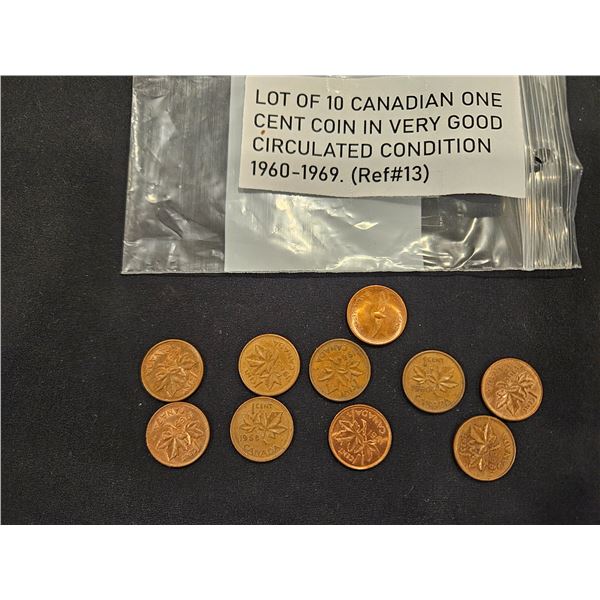 1960-1969 Canadian Pennies