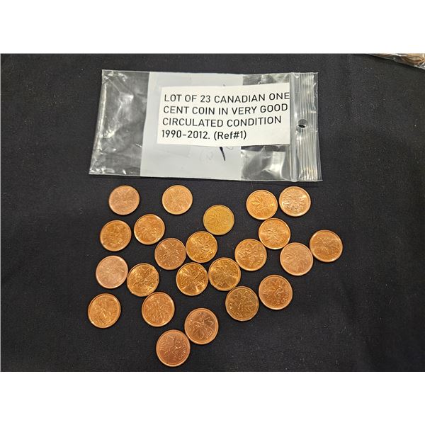 1990-2012 Canadian pennies