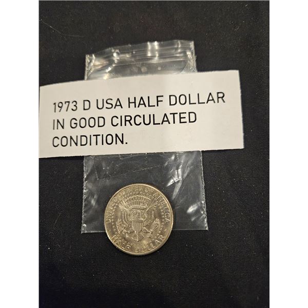1973 USA half dolar
