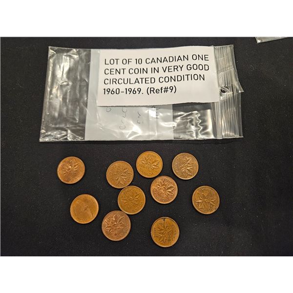 1960-1969 Canadian Pennies