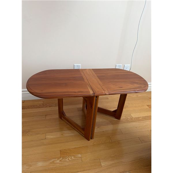 gate leg teak?  side table36x17x18