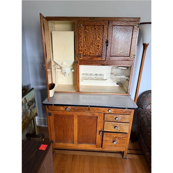 Barnet Antique Oak Hoosier cabinet