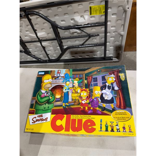 The Simpsons clue game