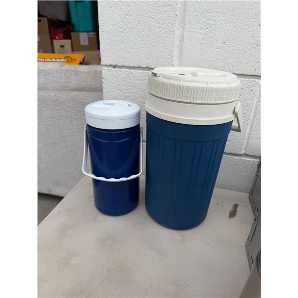 Igloo and thermos beverage coolers