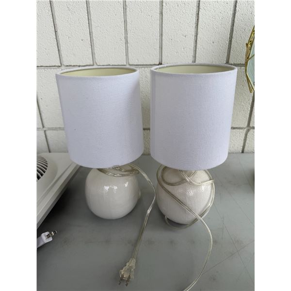 Pair of lamps