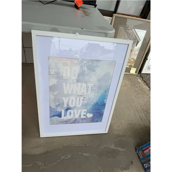 Do what you love wall hanging