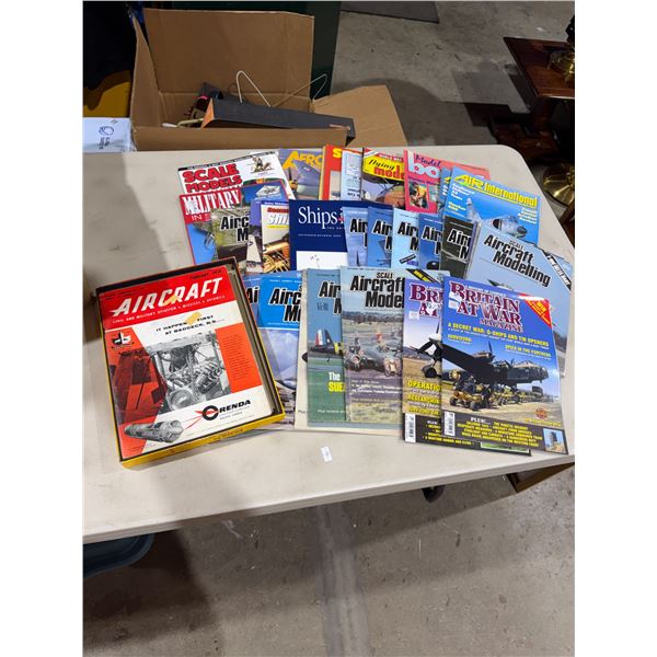 Aircraft and aviation Britain at war magazines, etc.